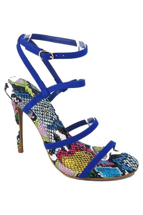 Neon Blue Strappy